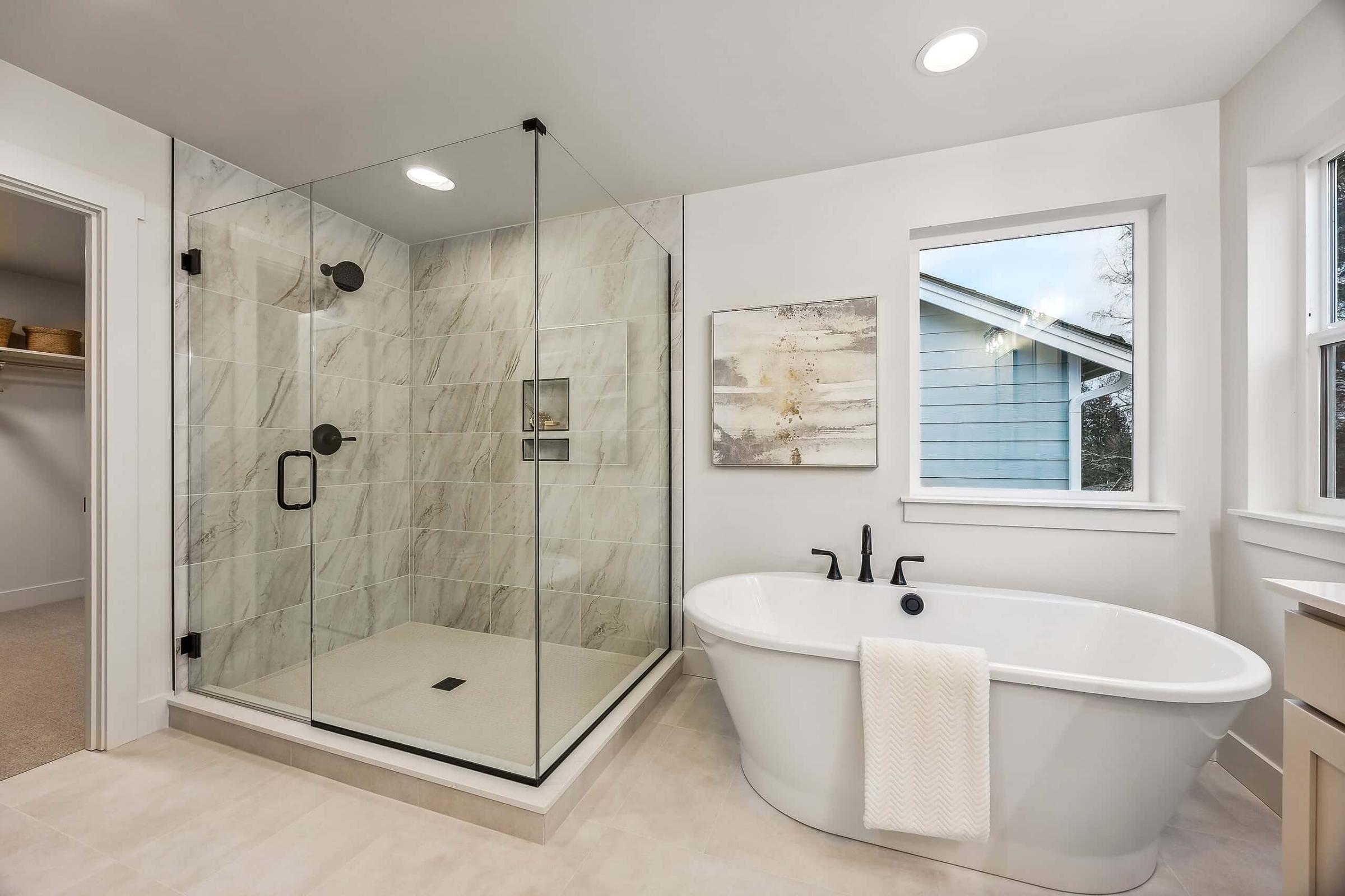 Shelton bathroom shower