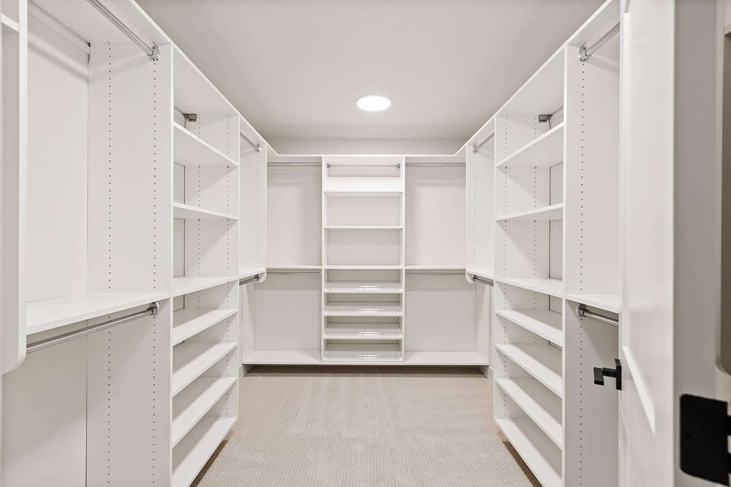 Primary closet Maplewood