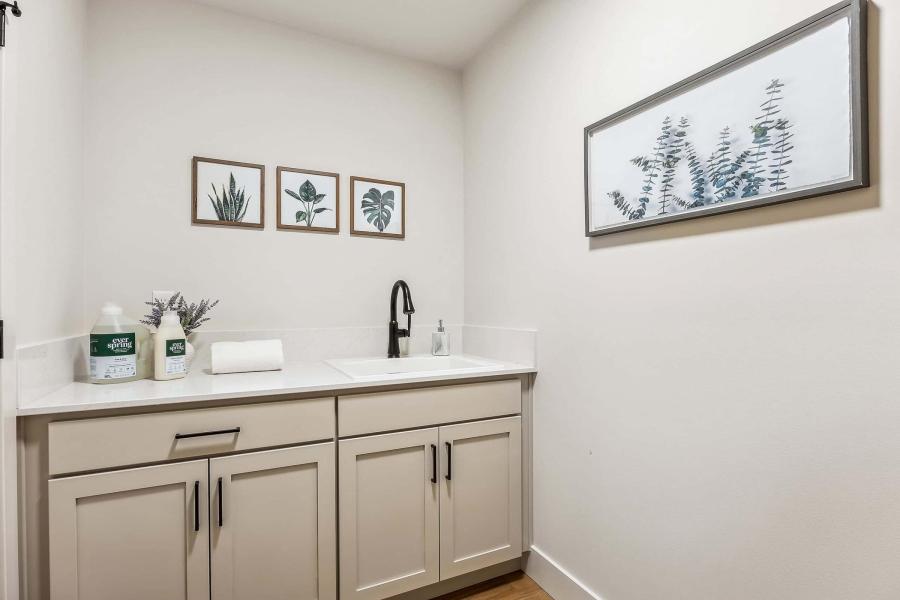 Shelton laundry sink