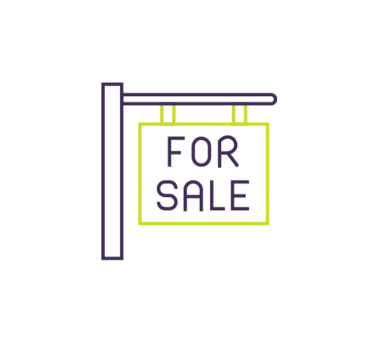 For sale sign icon